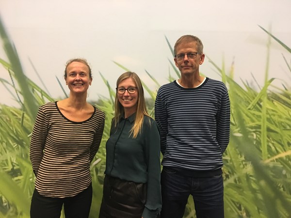 Dagelijks bestuur GMR: Marcella, Miranda, Dick